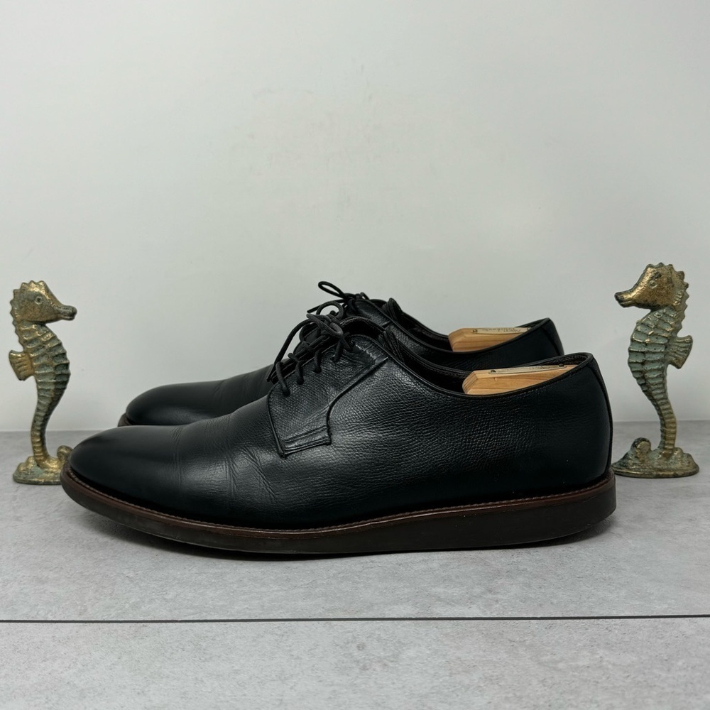 To Boot New York Men's Black Leather Lace Up Derby Dress Shoes Size 11.5